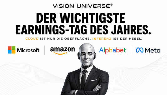 Microsoft, Amazon, Meta und Alphabet. Vier Hyperscaler. Billionen an Börsenwert. Die wichtigste Nacht für KI-Aktien ist da.