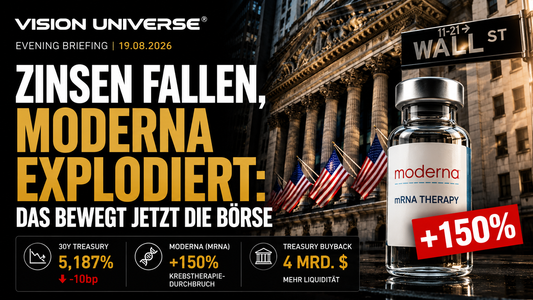 Zinsen fallen, Moderna explodiert: Das bewegt jetzt die Börse