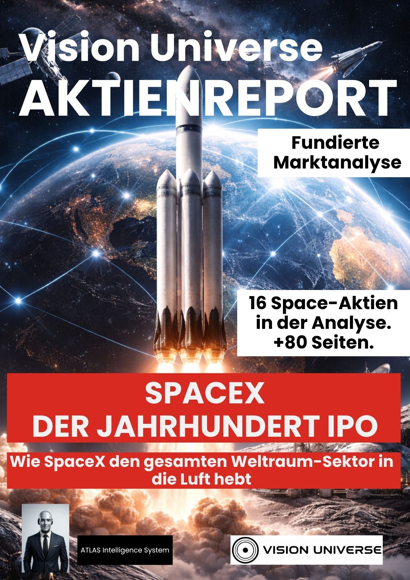 SpaceX IPO Report 2026 – 16 Space-Aktien & Marktanalyse